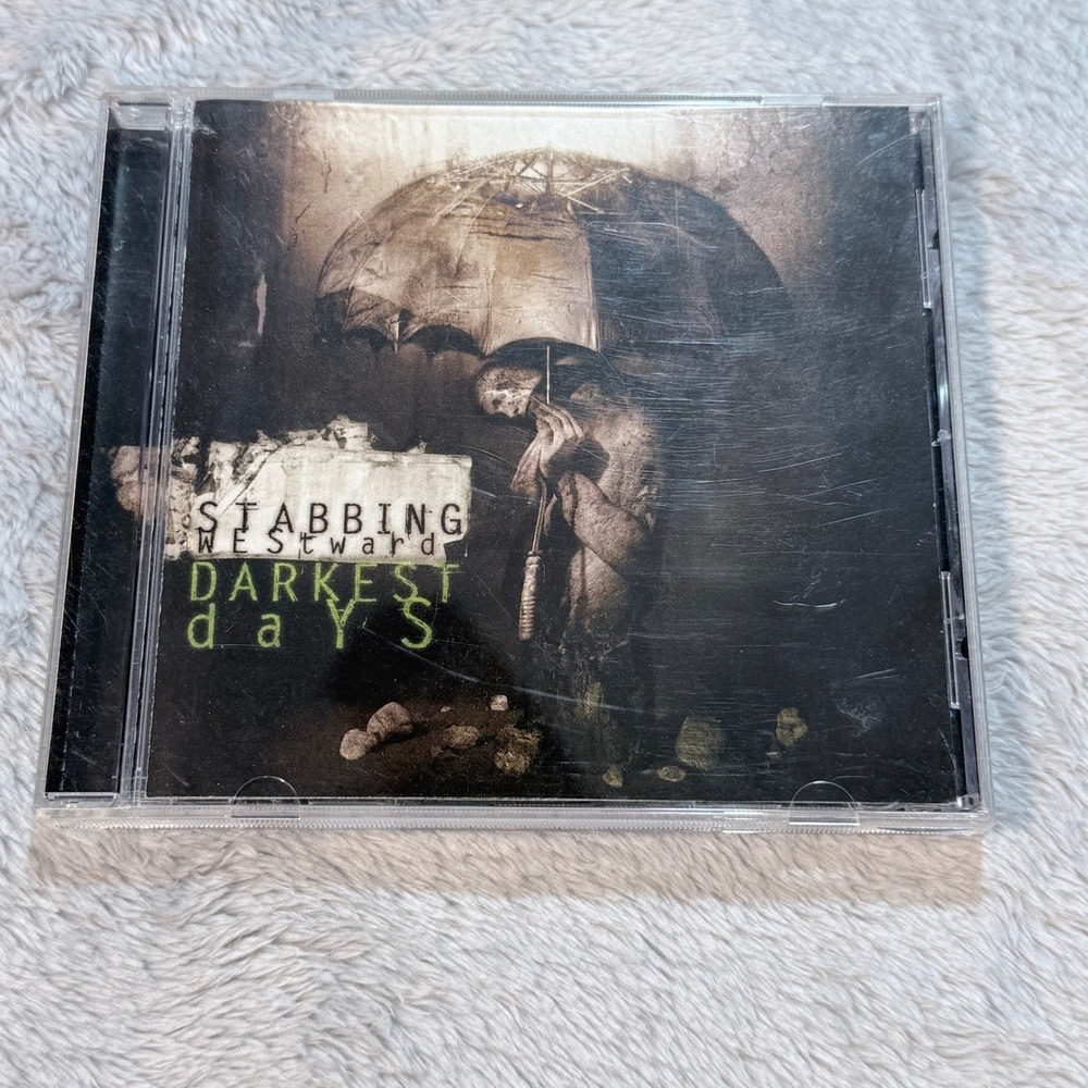 Stabbing Westward Darkest Days‎ CD Album 1998 Columbia Records Industrial Rock